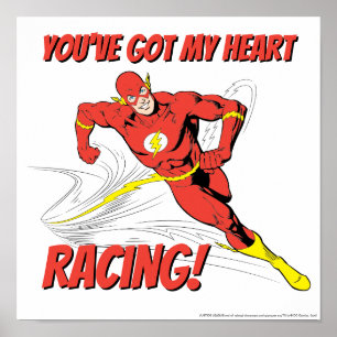 Poster Flash - Você tem meu Namorados de corrida cardía