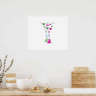 Pôster Flask, Erlenmeyer, Beaker, Química, Laboratório