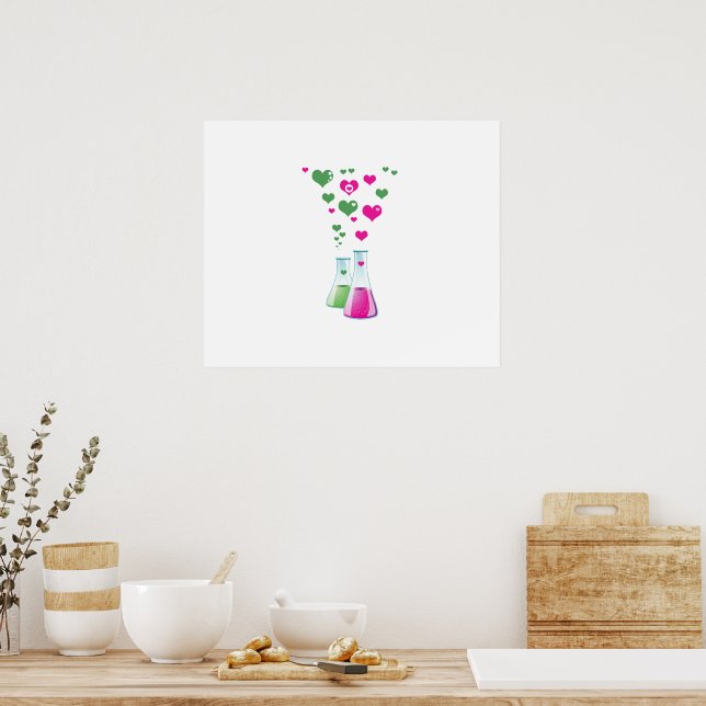 Pôster Flask, Erlenmeyer, Beaker, Química, Laboratório (Cozinha)