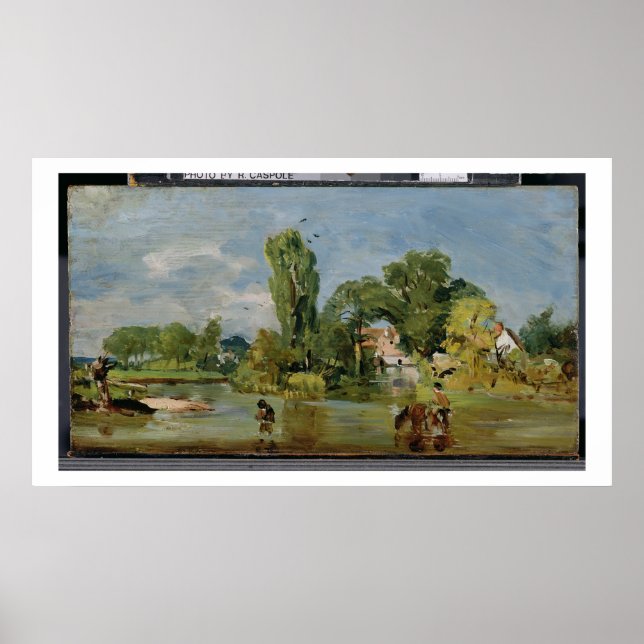 Poster Flatford Mill, c.1810-11 (oil on panel) (Frente)