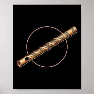 Poster Flauta do Senhor Krishna Nsuri Deus Hindu Espiritu
