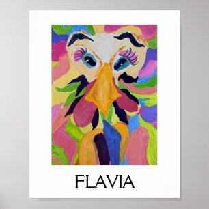 Poster Flávia Poster, 8 x 10