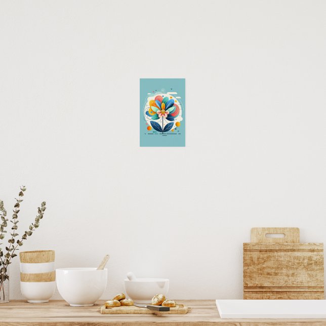 Poster fleur  (Cozinha)