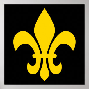 Poster Fleur de Lis