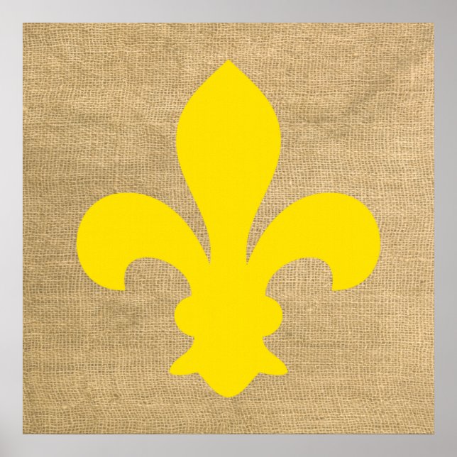 Poster Fleur de Lys - Moods Parisienses Amarelos (Frente)