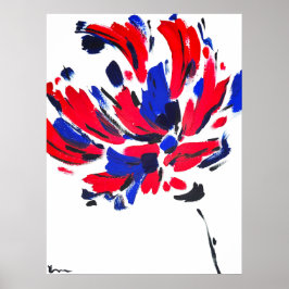 Poster Fleur éclatée