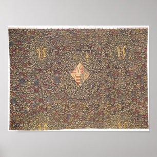 Poster Fleurs de Mille com a brasão de