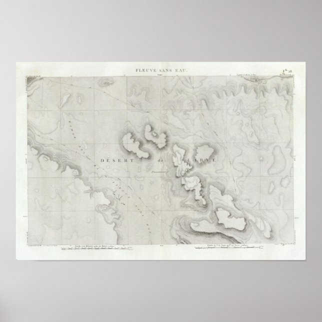 Pôster Fleuve Sans Eau, Egito (Frente)