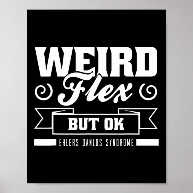 Poster Flex Mas Ok Ehlers Danlos Black White Zebra Stri (Frente)