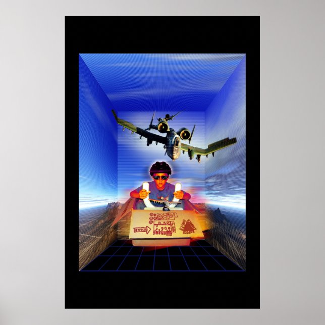 Pôster Flight Simulator (Frente)
