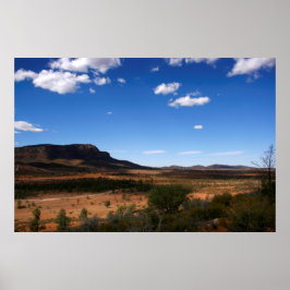 Poster Flinders Ranges Outback Austrália