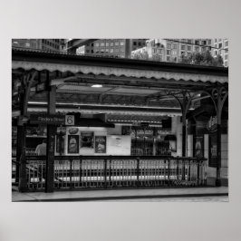 Poster Flinders Street Station Platform Melbourne