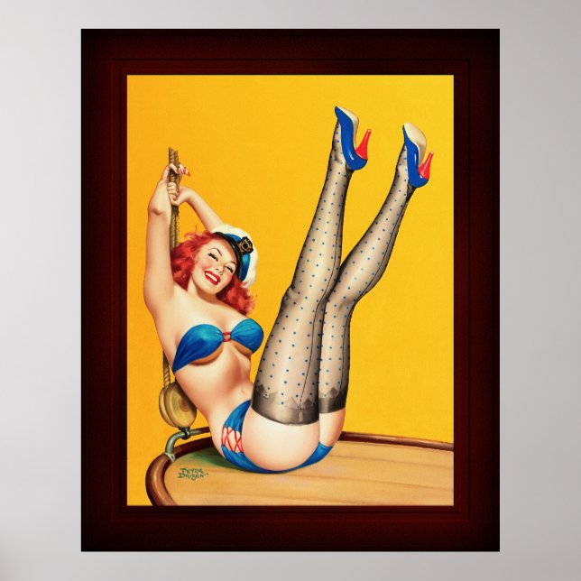 Poster Flirt Pulp Cobrir de Peter Driben (Frente)