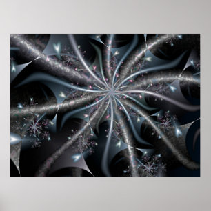 Poster Floating Heart Spiral