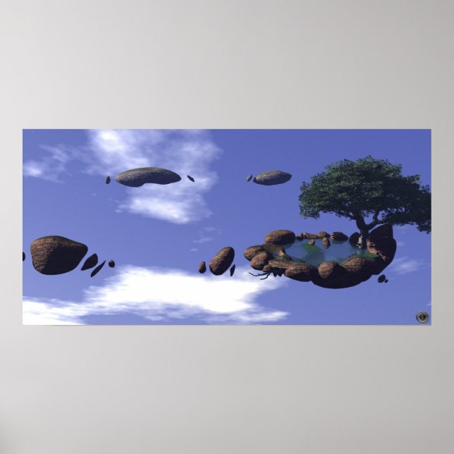 Pôster Floating Oasis (Frente)