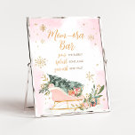 Poster Floco de neve Dourado cor-de-rosa-inverno Bar da m<br><div class="desc">Torne o seu evento especial com este Chá de fraldas Frio Outside com o nosso lindo e belo símbolo de Bar da Mãe Osa com um tema adorável de Leve Rosa. Baixe,  personalize e crie memórias duradouras com este toque perfeito para sua celebração alegre! BS583</div>