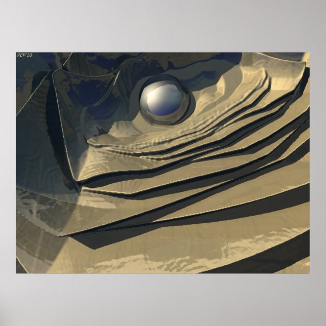 Pôster Flocos de Dourado (Frente)