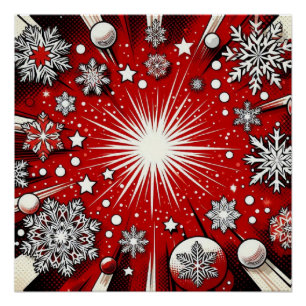 Pôster Flocos de neve