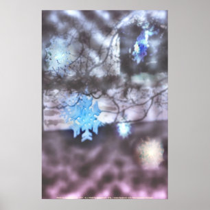 Pôster flocos de neve