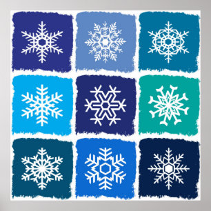 Pôster Flocos de neve