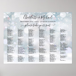 Poster Flocos de neve do inverno: 200 Nomes