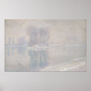 Pôster Floes de gelo de Claude Monet