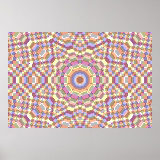 Poster Floor Pattern For A Tarot Theater Piece (Frente)