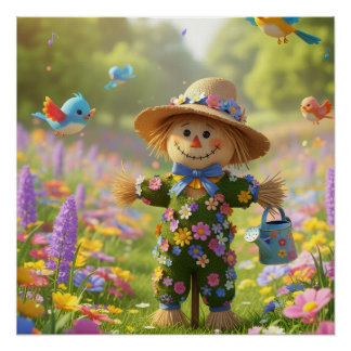 Pôster Floowery Scarecrow 