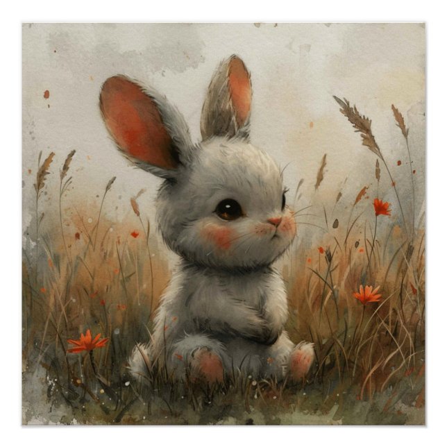 Pôster Flopsy Fancy: Um Coelhinho Cheio de Capricho (Frente)