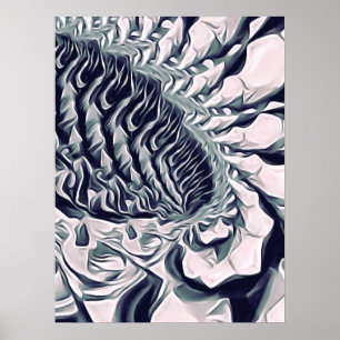 Poster flor abstrata