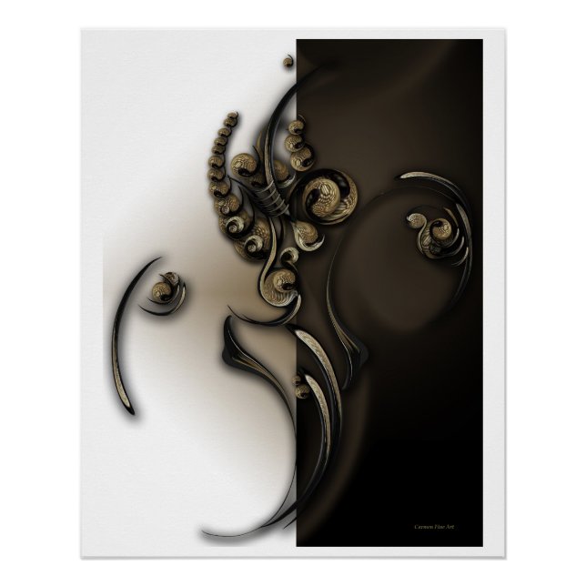 Pôster "Flor Antiga", Poster brilhante