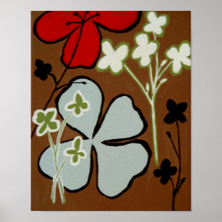 PÔSTER FLOR AZUL SUPERIOR