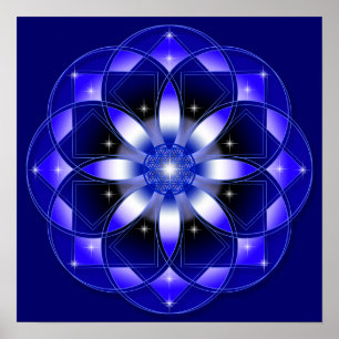 Pôster Flor cósmica