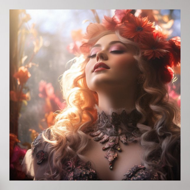 Poster Flor Crown Lady (Frente)