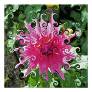 PÔSTER FLOR DA DÁLIA