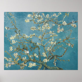 Poster Flor de Amêndoa de Van Gogh