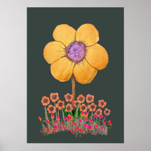 Poster Flor de arte
