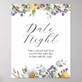 Poster Flor de Campo Selvagem | Ideias para Noite de Enco