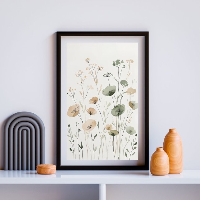 Poster Flor de Campo Suave em Flor (Criador carregado)