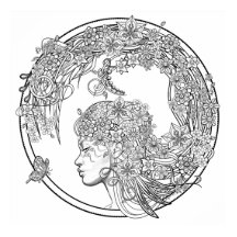 Flor de cor: corante XLARGE DIY de Sonja A.S.