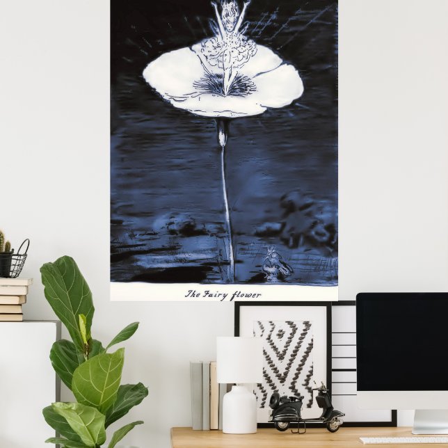 Poster Flor de Fada 1922 (Escritório em casa)