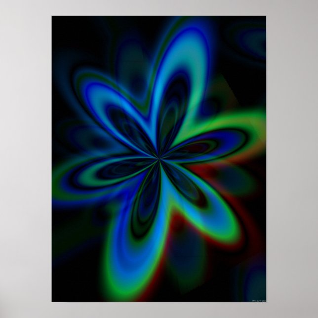 Pôster Flor de Groovy (Frente)