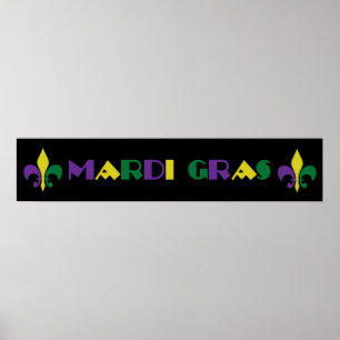 Poster Flor de lis do ~ do carnaval