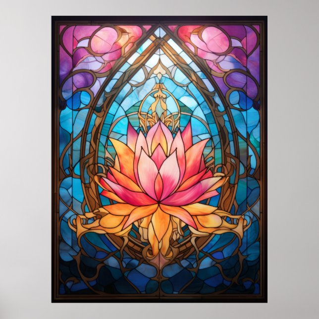 Poster Flor de Lotus (Frente)