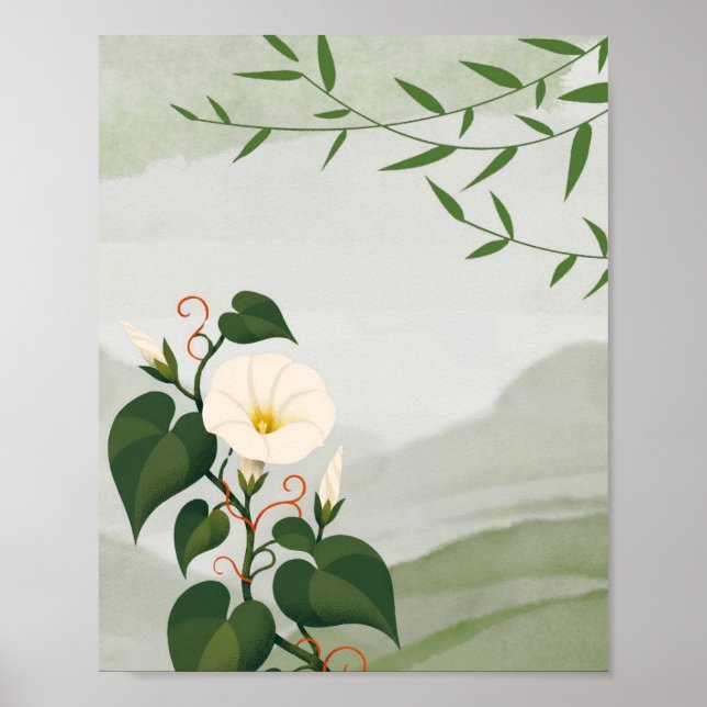 Poster Flor de lua  (Frente)