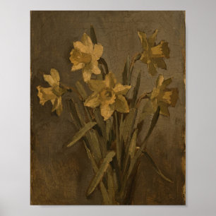 Poster Flor de Nascimento de Março Daffodil II