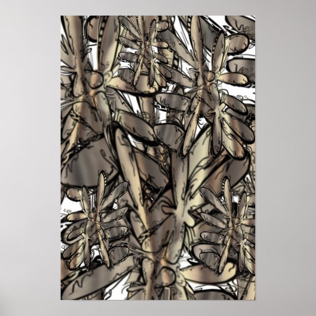 Poster Flor de ouro (Frente)