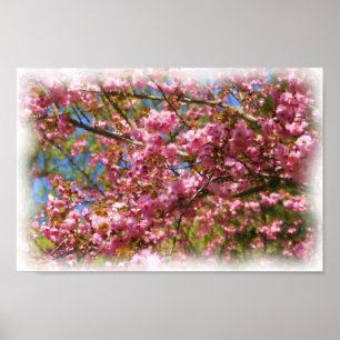 Poster Flor de pintura de fotos com aquarela