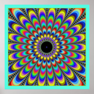 Pôster Flor de pulsação de ardência