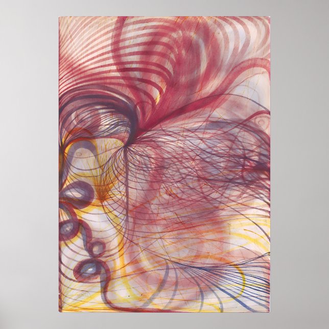 Poster Flor de Samuel Warrand por Georgiana Houghton (Frente)